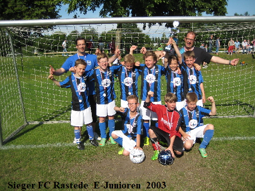 Pfingtsturnier 2014 Sieger E-Junioren 03 FC Rastede